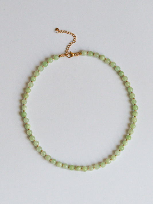 Le collier Vert glacé