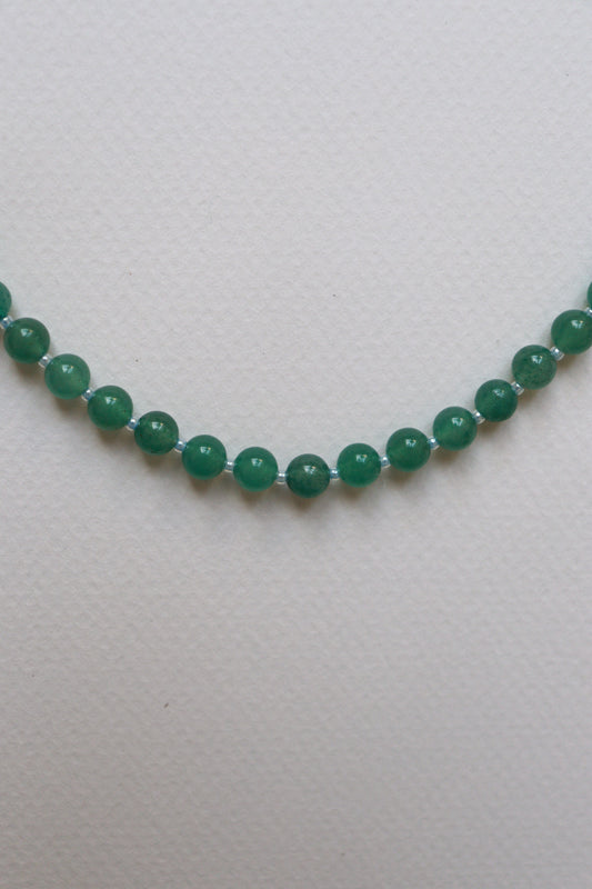 Le collier Vert et bleu
