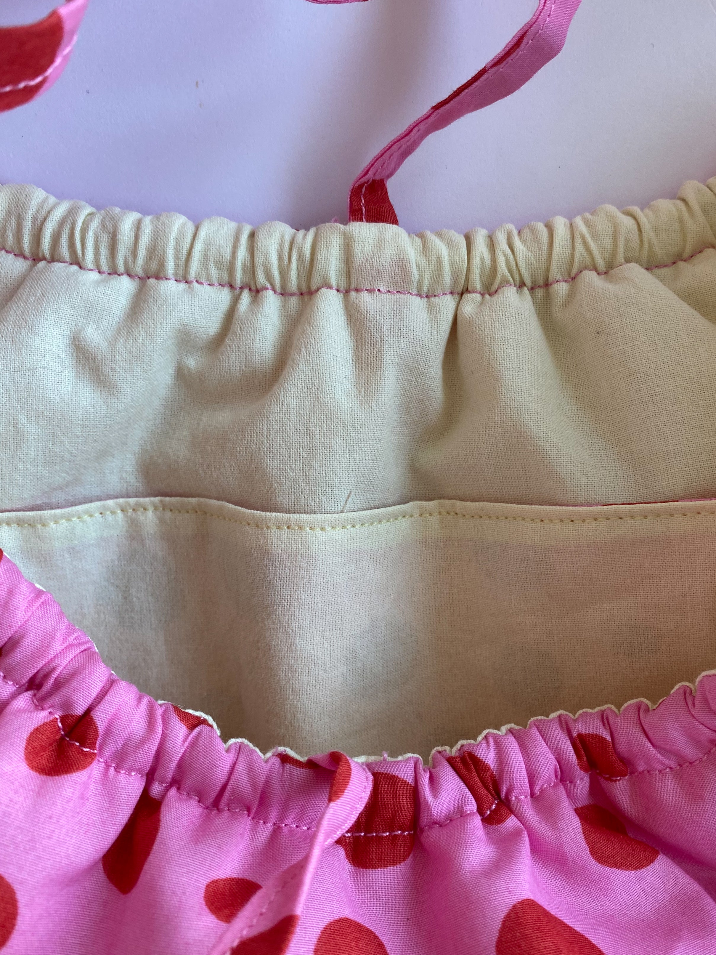 Sac Garance Rose et Rouge