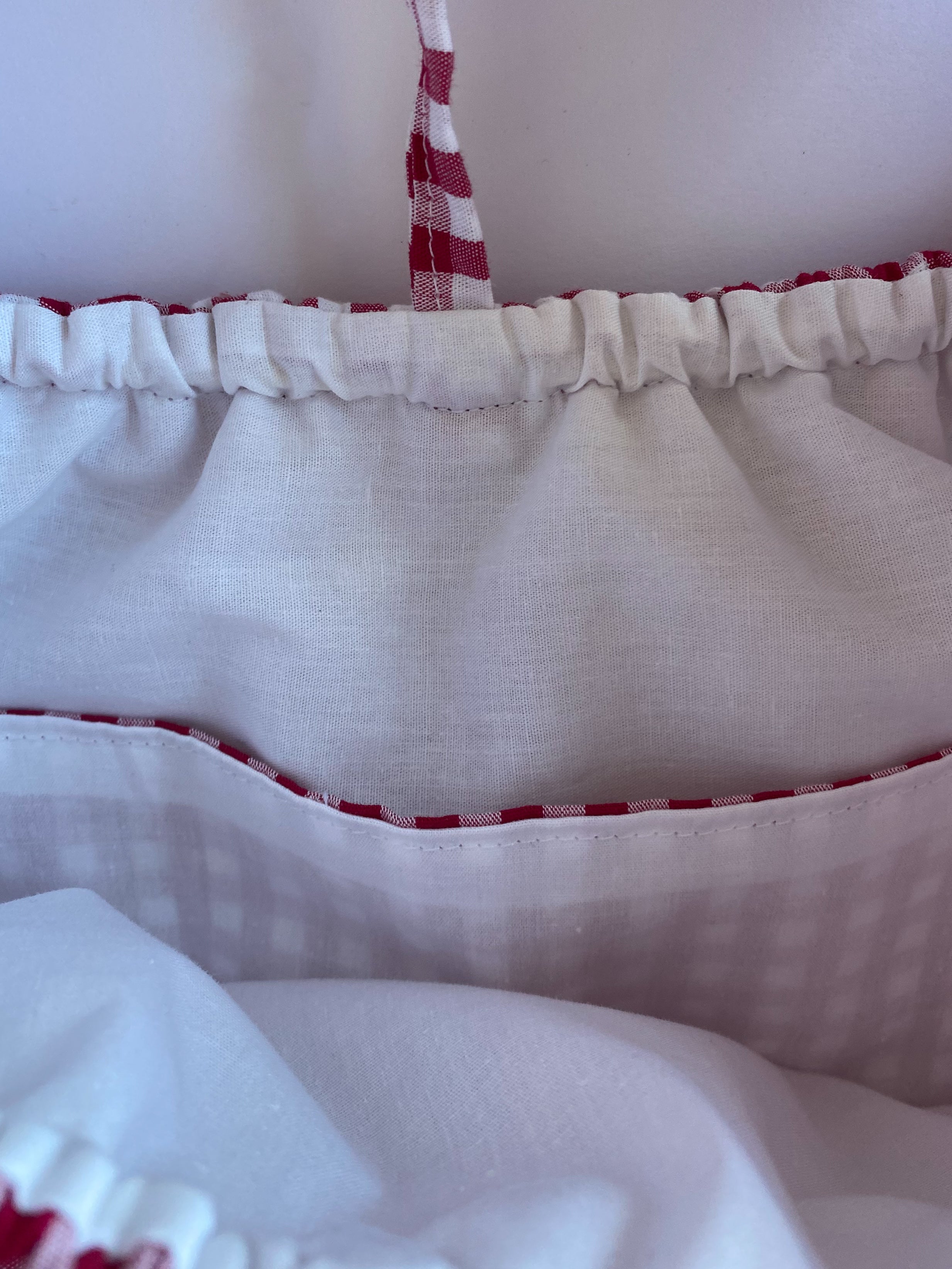 Sac Garance Vichy Framboise