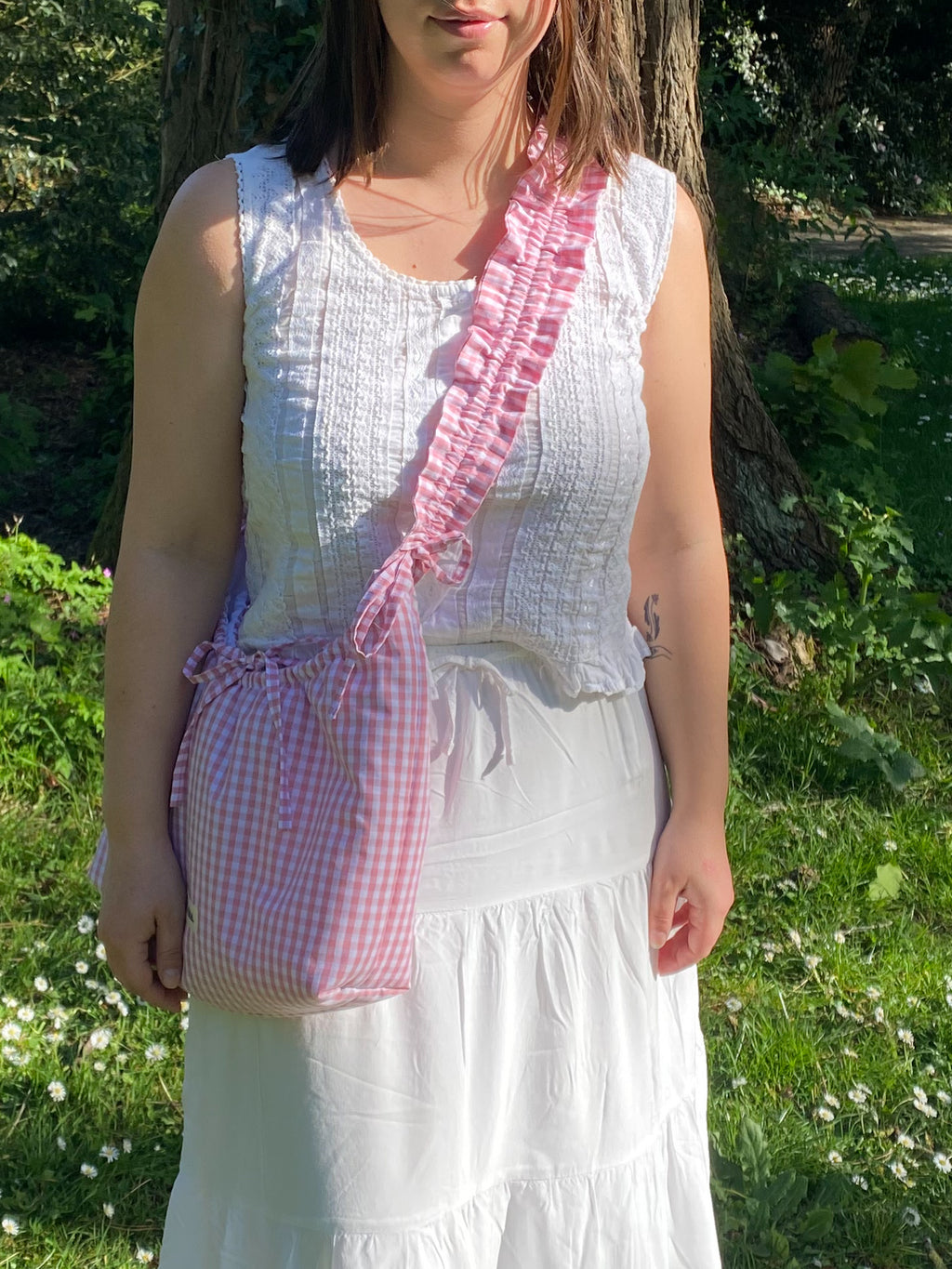 Sac Garance Vichy Rose