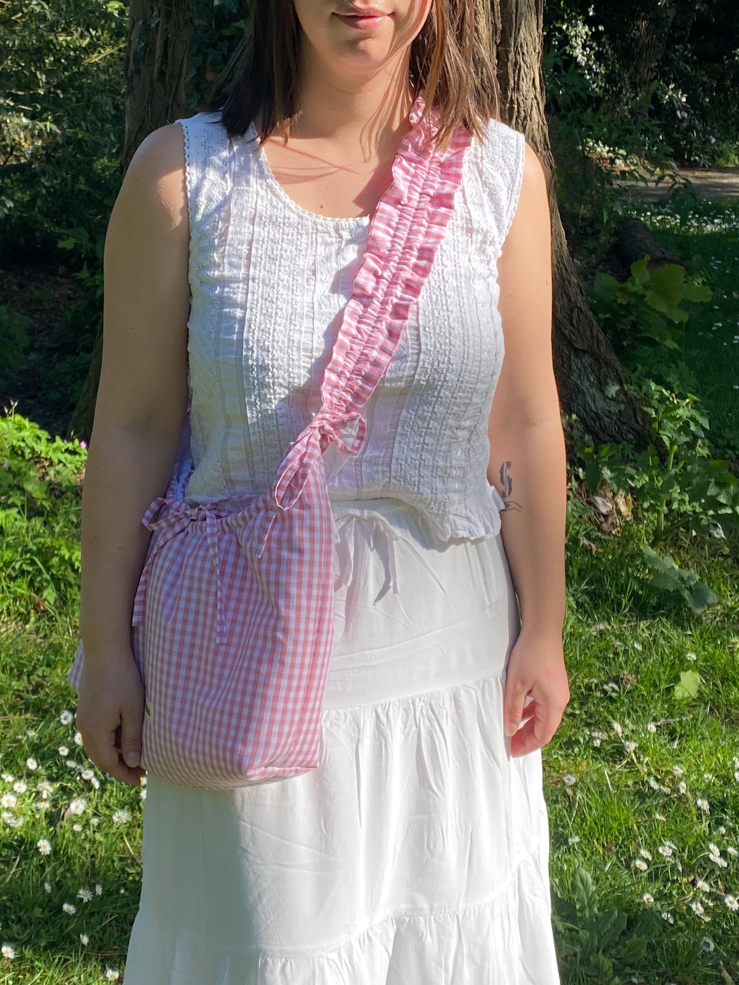 Sac Garance Vichy Rose