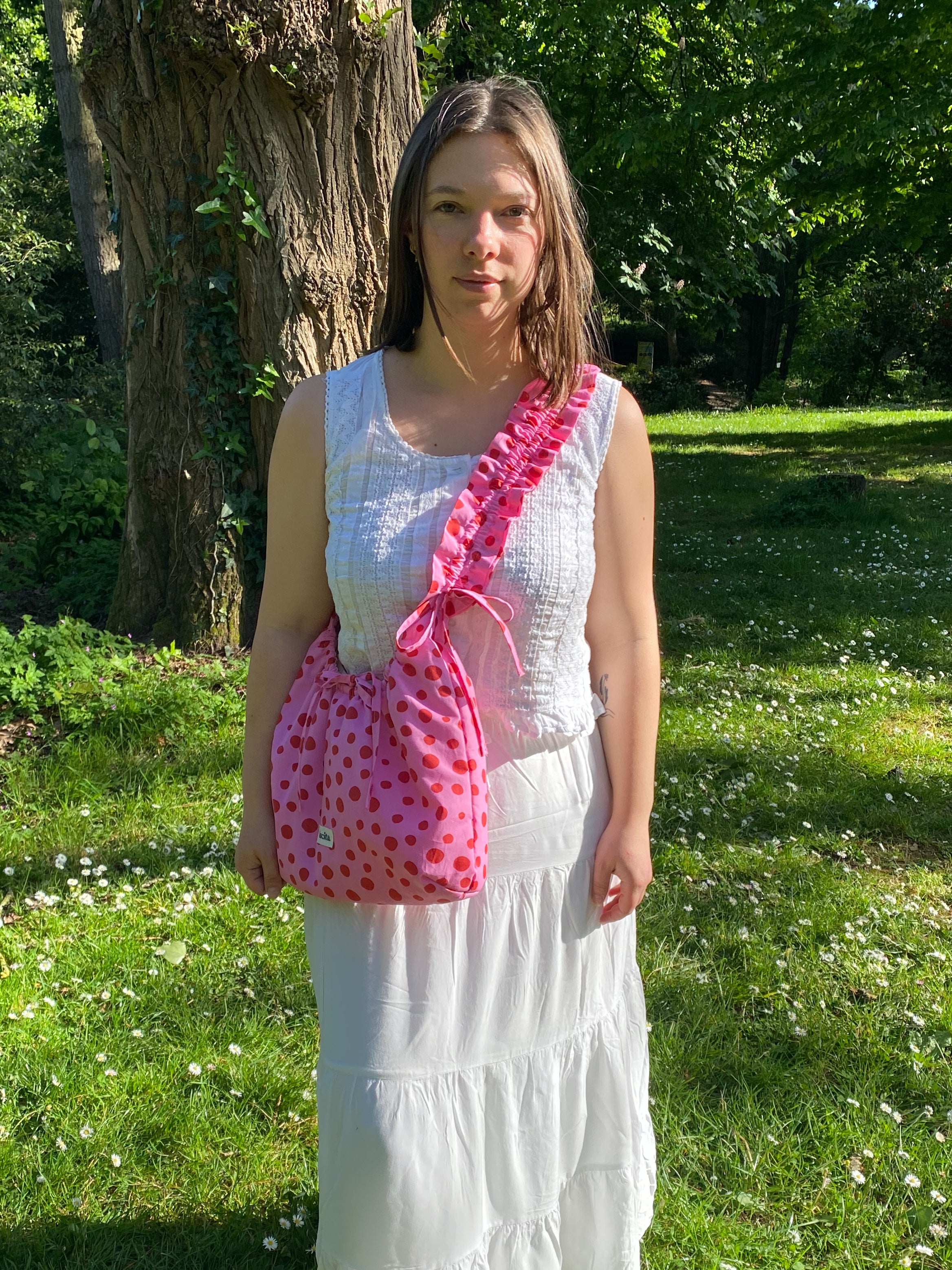 Sac Garance Rose et Rouge