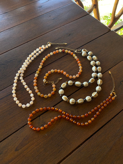 Iara beige et marron